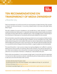 Ten for Transparency-Recommendations[removed]indd