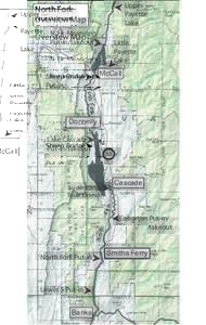 Upper Payette Lake North Fork Overview Map