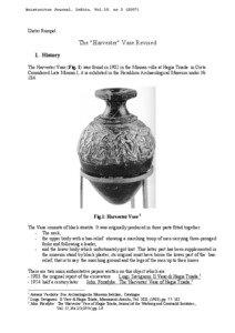 Hagia Triada / Agia Triada / Greece / Minoan religion / Heraklion Archaeological Museum / Trident / Pitchfork / Fork / Minoan civilization / Crete / Ancient history