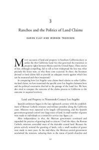 Rancho San Pedro / Los Angeles County /  California / Geography of California / Rancho Tujunga / Rancho San Rafael / Rancho La Ballona / Southern California / Ranchos of California