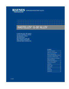 Hastelloy G-30 Alloy/H-2028D[removed]