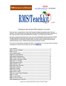 Instructor Led Education Course Catalog