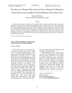 JOURNAL THE JOURNAL OF EQUITY IN HEALTH Copyright © 2014 StarSpirit Press OF www.JEHonline.org EQUITY IN HEALTH * JEHonline.org