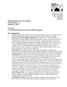 Real property law / Law / Land law / Renting / Low-Income Housing Tax Credit / Section 8 / Leasehold estate / Eviction / Lease / Affordable housing / Real estate / Property