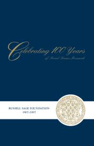 Alfred P. Sloan Foundation / Mary C. Waters / Economic inequality / Sage / Academia / Structure / Russell Sage Foundation / Research / Social Science Research Council