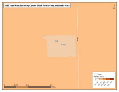 ´  US[removed]Total Population by Census Block for Bartlett, Nebraska Area