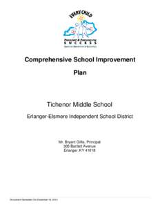 Comprehensive School Improvement Plan