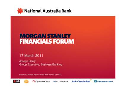 Morgan Stanley Financials Forum - JH