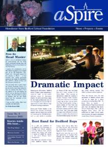 Newsletter from Bedford School Foundation  News Projects Events