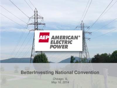 BetterInvesting National Convention Chicago, IL May 16, 2014 Today’s Presenter