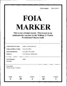 •FOIA Number:  [removed]F-4 FOIA MARKER