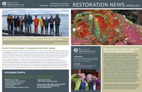 Restoration News Spring 2011