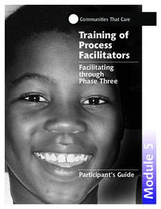 Communities That Care  Training Title of Process Facilitators