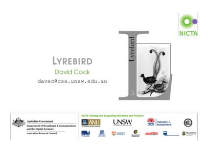 David Cock  L Lyrebird