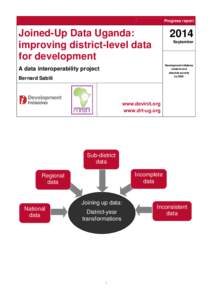 Progress report  Joined-Up Data Uganda: improving district-level data for development