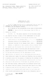 MISSISSIPPI LEGISLATURE  REGULAR SESSION 2007 By: Senator(s) Gordon, Thames, Albritton, Dearing, Frazier, Posey, Ross, Walley,