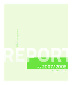 annual report division of continuing education REPORT DCE