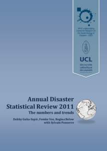 WHO collaborating Centre for Research on the Epidemiology of Disasters - CRED  Annual Disaster