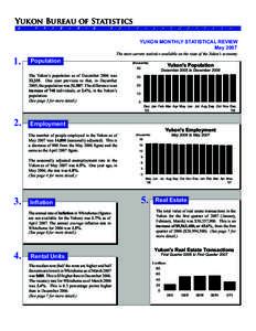 Yukon Bureau of Statistics 2 ÷  9