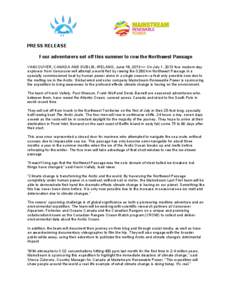  	
  	
  	
  	
  	
  	
  	
  	
  	
  	
  	
  	
  	
  	
  	
  	
  	
  	
  	
  	
  	
   	
   PRESS RELEASE  	
  	
  	
  	
  	
  	
  	
  	
  	
  	
  	
  	
  	
  	
  	
  	
  	
  	
  