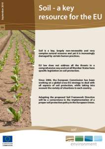 September[removed]Soil - a key resource for the EU  EN