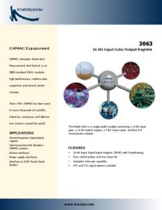 KineticSystems CAMAC 16-Bit Input Gate - Output Register Module Data Sheet[removed]