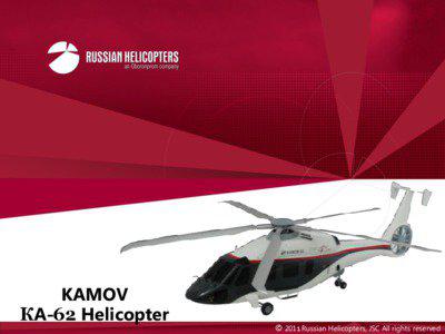 KAMOV КA-62 Helicopter