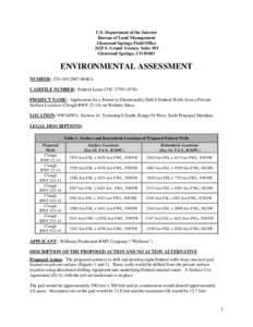 Conservation in the United States / Environmental impact assessment / Sustainable development / Technology assessment / Bureau of Land Management / Environmental impact statement / Roan Plateau / Environment / Impact assessment / Prediction