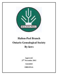 Microsoft Word - Halton-Peel By-Laws