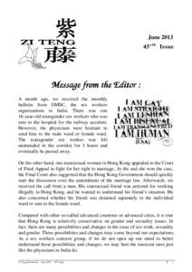 zi teng newsletter 45rd issue