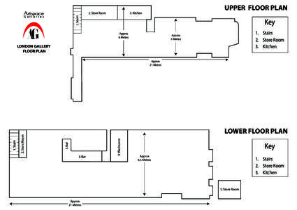 Artspace Galleries 3. Kitchen  1. Stairs