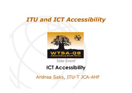 WTSA-08-Accessibility SIDE-EVENT_A.Saks Presentation