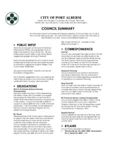 Hydraulic fracturing / British Columbia / Provinces and territories of Canada / Geography of Canada / Port Alberni / Alberni Valley / Bylaw enforcement officer