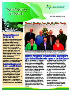 Your County in Touch Issue No. 42, December 13, 2014 Season’s Greetings from Lac La Biche County