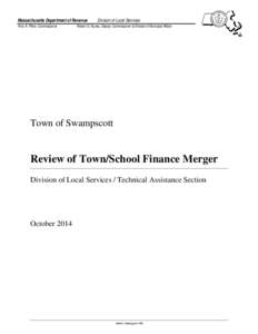 Massachusetts Department of Revenue Amy A. Pitter, Commissioner Division of Local Services  Robert G. Nunes, Deputy Commissioner & Director of Municipal Affairs