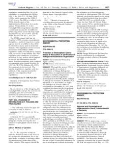 Federal Register / Vol. 63, No. 8 / Tuesday, January 13, [removed]Rules and Regulations regulations amending Part 203 of its regulations to implement the EFOIA, Pub. L. No. 104–231, 110 Stat[removed]), which amended t