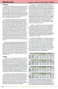 Riparian Areas  S. Gregory L. Ashkenas D. Oetter P. Minear K. Wildman Introduction Riparian plant communities are critical ecological features of terrestrial