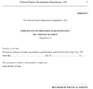 Microsoft Word - Political Parties Regulations.doc