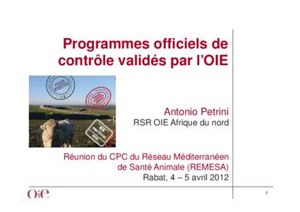 Microsoft PowerPoint - CPC_Rabat_Statut FMD [Mode de compatibilité]