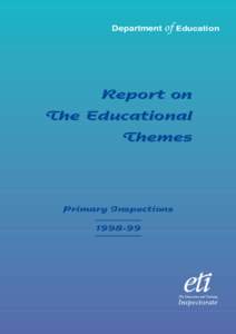 Report on The Educational Themes Primary Inspections