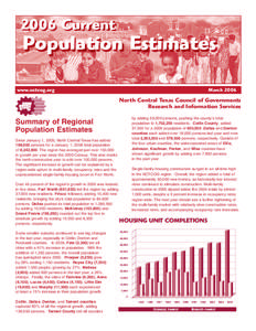 2006 Current  Population Estimates