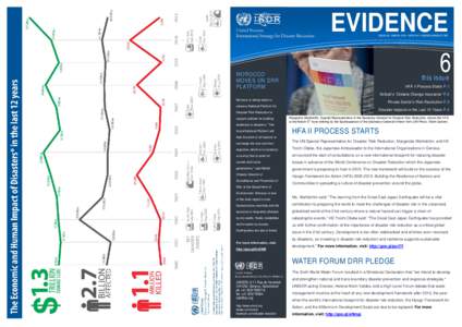 b  EVIDENCE ISSUE 06 / MARCHMONTHLY UNISDR NEWSLETTER  MOROCCO