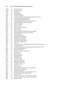 SKU  PRICE LIST UPDATED on Monday 26th November 2012