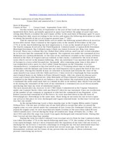 Southern Campaign American Revolution Pension Statements Pension Application of John Penick R8092 Transcribed and annotated by C. Leon Harris State of Missouri } County of Pike }