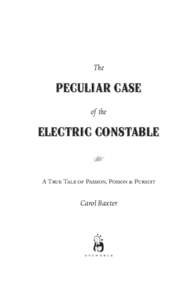 The  Peculiar Case of the  Electric Constable