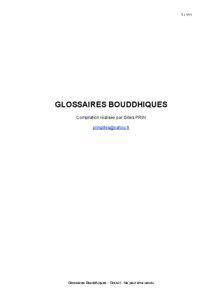 [removed]GLOSSAIRES BOUDDHIQUES