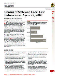 U.S. Department of Justice Office of Justice Programs Bureau of Justice Statistics