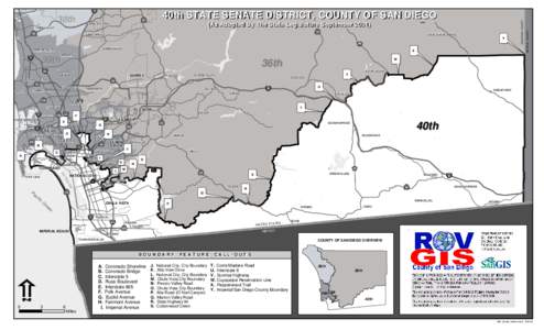 40th STATE SENATE DISTRICT, COUNTY OF SAN DIEGO FERNBROOK 67  S2