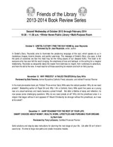Microsoft Word - FOL_2013-2014_Book_Review_Series.docx