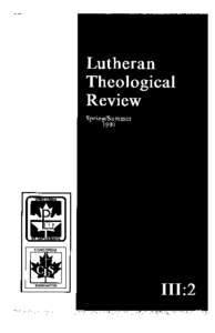 Lutheran Church–Missouri Synod / Concordia Lutheran Seminary / Lutheran Church–Canada / Concordia Lutheran Theological Seminary / North Central Association of Colleges and Schools / Lutheranism / Christianity / Religion in North America
